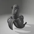 Tượng trang trí khỉ chuối 3D - Italian Brainrot Banana độc lạ - Thumbnail 3