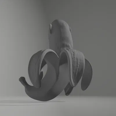 Tượng trang trí khỉ chuối 3D - Italian Brainrot Banana độc lạ