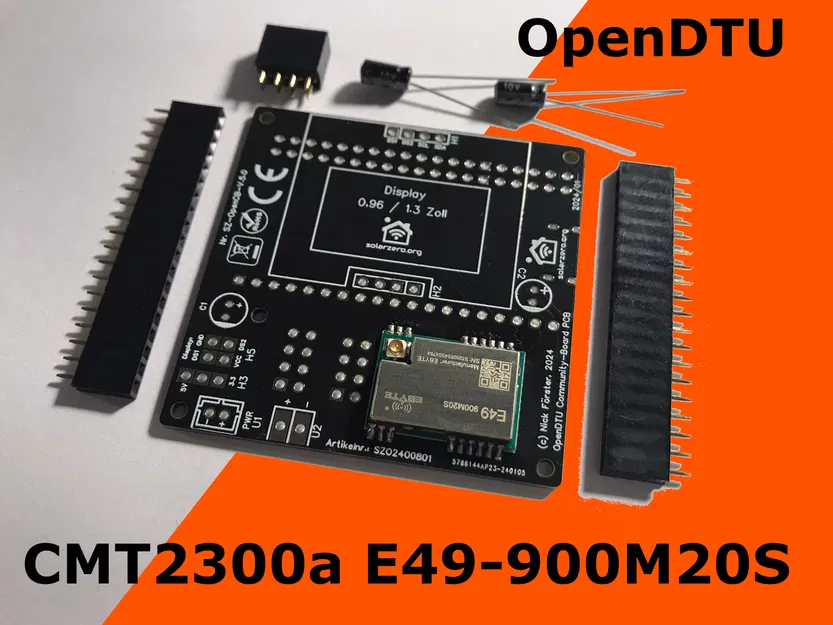 Bộ vỏ PCB OpenDTU SolarZero cho SZ-OpenCB-V.5 Community-Board 2024/01 - Image 6