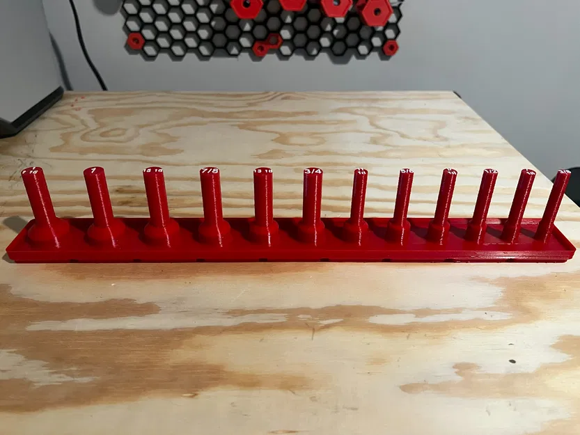 Kệ cắm đầu tuýp 1/2" chuẩn Gridfinity - Hệ Metric & SAE - Image 7