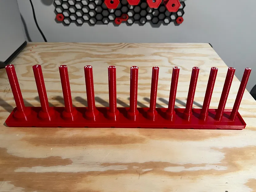 Kệ cắm đầu tuýp 1/2" chuẩn Gridfinity - Hệ Metric & SAE - Image 9