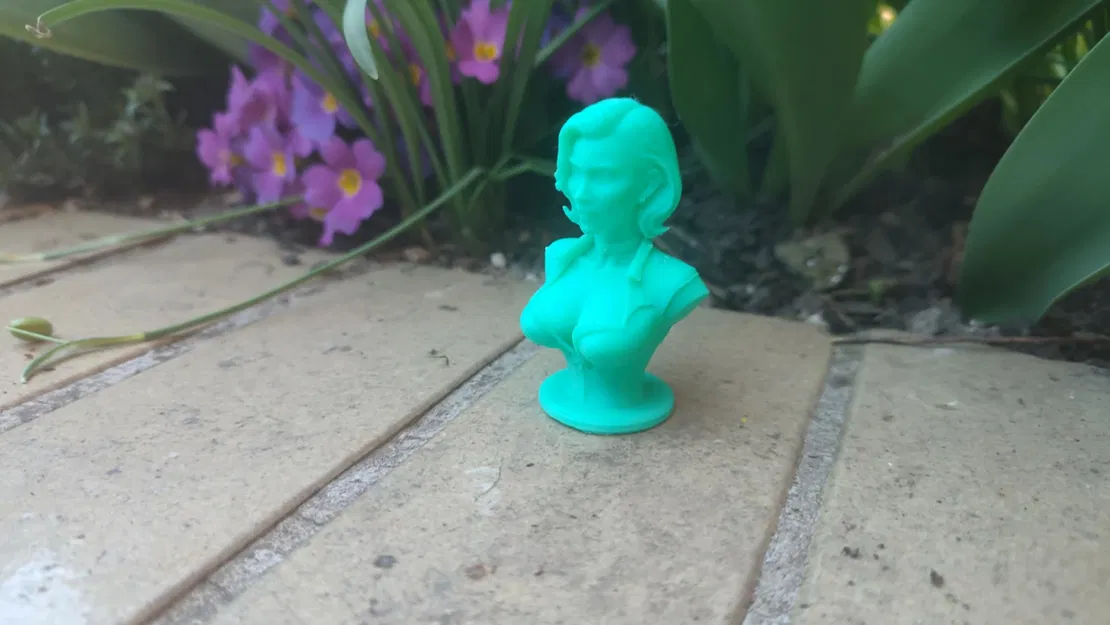 Mô hình tượng bán thân Black Widow 3D (Natasha Romanova) cao 12cm - Image 2