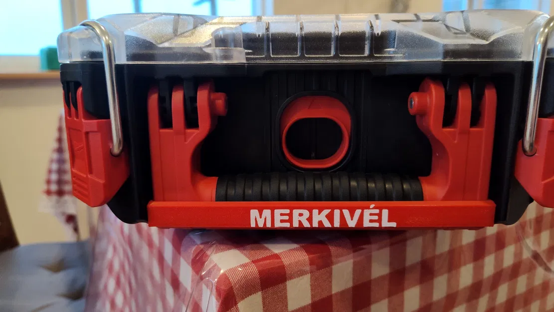 Nhãn dán tay cầm Milwaukee Packout cho hộp dụng cụ và ngăn chứa - Image 2