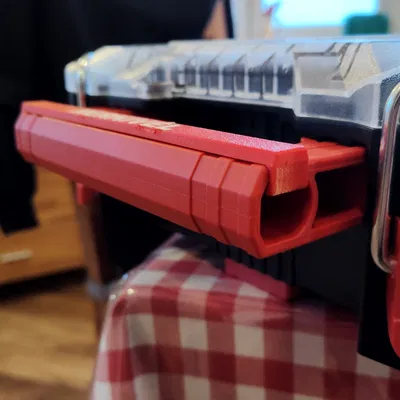 Nhãn dán tay cầm Milwaukee Packout cho hộp dụng cụ và ngăn chứa