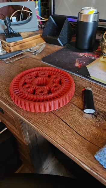 Mô hình Fidget Spinner bánh răng hành tinh cực chất cho bàn làm việc - Image 1