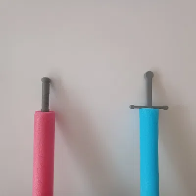 Tay cầm kiếm hiệp sĩ/lightsaber cho phao bơi (pool noodle)