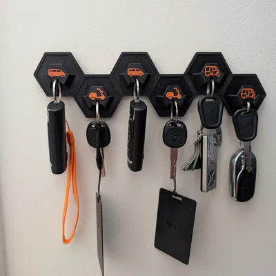 Móc Treo Chìa Khóa Hiện Đại (Xe máy/Tuk Tuk/Minivan/Nhà cửa)