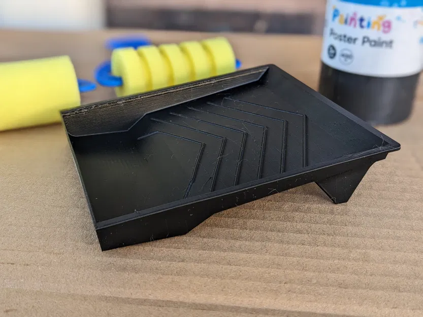 Khay Đựng Sơn 105mm Cho Con Lăn - Tiết Kiệm, Dễ In 3D - Image 3