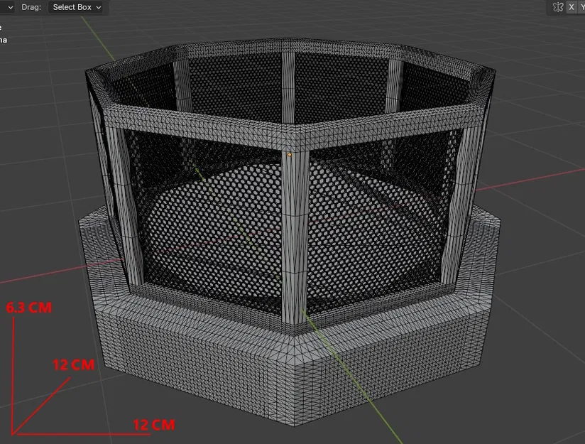 Mô hình sàn đấu UFC Octagon Fight Arena (In 3D) - Image 2