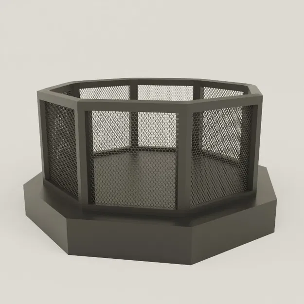 Mô hình sàn đấu UFC Octagon Fight Arena (In 3D) - Image 3