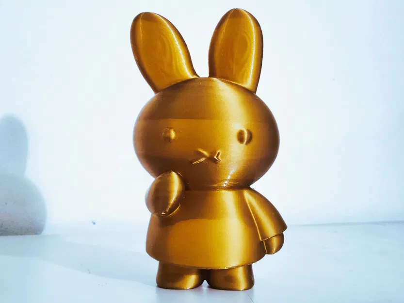 Mô hình thỏ Miffy dễ thương - Tác phẩm điêu khắc nghệ thuật 3D - Image 1