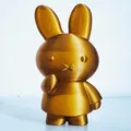 Mô hình thỏ Miffy dễ thương - Tác phẩm điêu khắc nghệ thuật 3D - Thumbnail 1