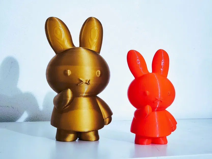Mô hình thỏ Miffy dễ thương - Tác phẩm điêu khắc nghệ thuật 3D - Image 6