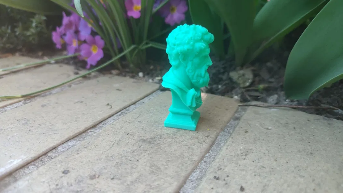 Mô hình tượng bán thân triết gia Socrates in 3D (12cm) - Image 2