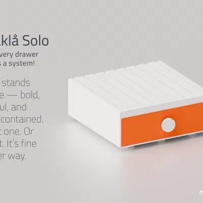 Stäklå – Hệ thống ngăn kéo mô-đun gắn gầm bàn