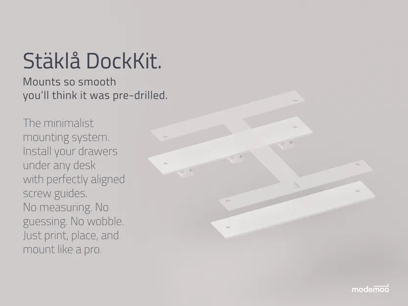 Stäklå – Hệ thống ngăn kéo mô-đun gắn gầm bàn - Image 4