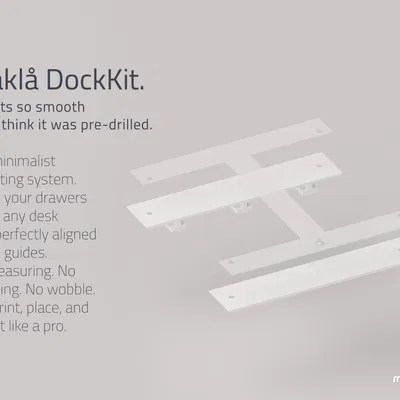 Stäklå – Hệ thống ngăn kéo mô-đun gắn gầm bàn