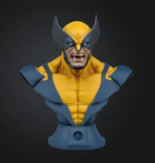 Mô hình tượng bán thân Wolverine 12cm cho người hâm mộ Marvel - Image 1