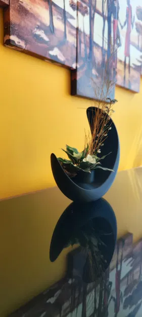 Vật Phẩm Trang Trí Hình Trăng Khuyết - Lọ Hoa, Chậu Cảnh Cao Cấp - Image 3