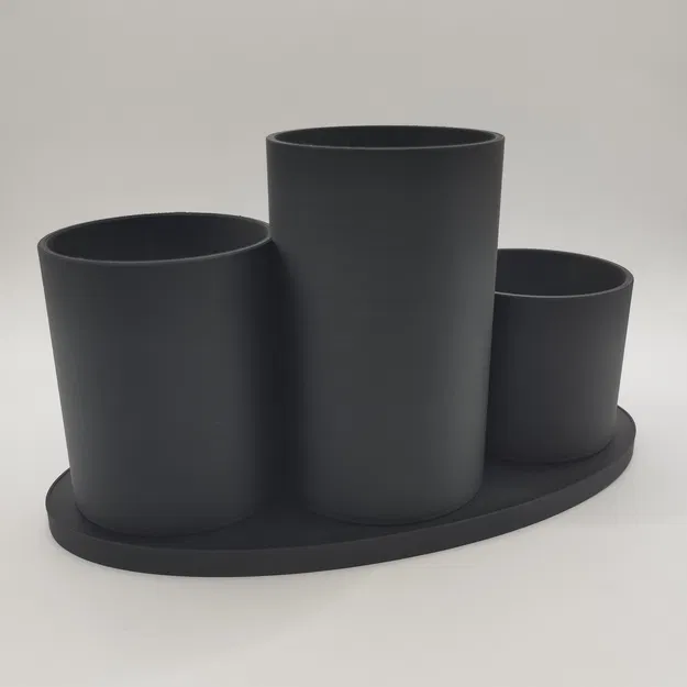 Khay đựng đồ trang điểm, Hộp cắm cọ trang điểm - Image 2