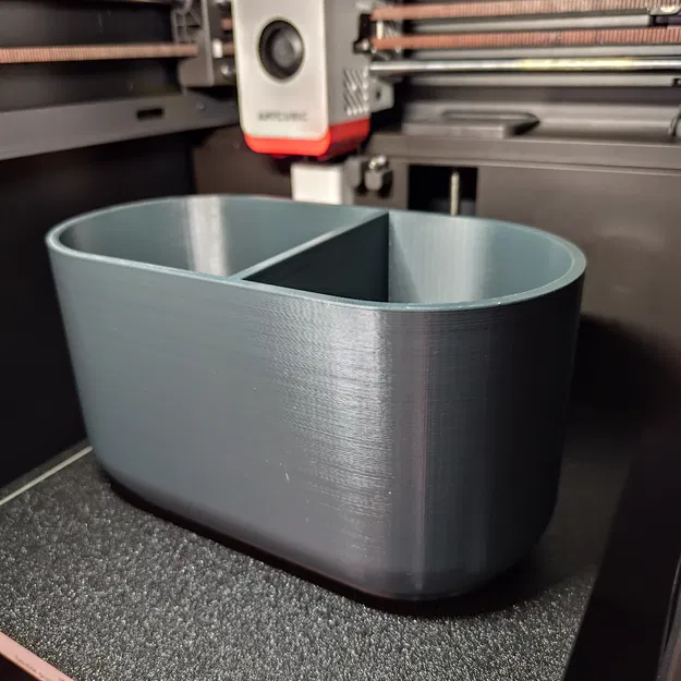 Ống cắm dụng cụ nhà bếp hiện đại với 2 ngăn chứa - Image 3