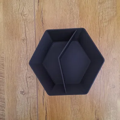 Tô Đựng Hạt Dẻ Cười Tối Giản Hai Ngăn