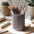 Ống cắm bút thiết kế dạng sọc hiện đại (Ribbed Pencil Holder) - Thumbnail 1