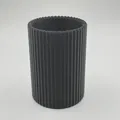 Ống cắm bút thiết kế dạng sọc hiện đại (Ribbed Pencil Holder) - Thumbnail 2