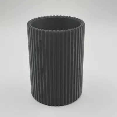 Ống cắm bút thiết kế dạng sọc hiện đại (Ribbed Pencil Holder)