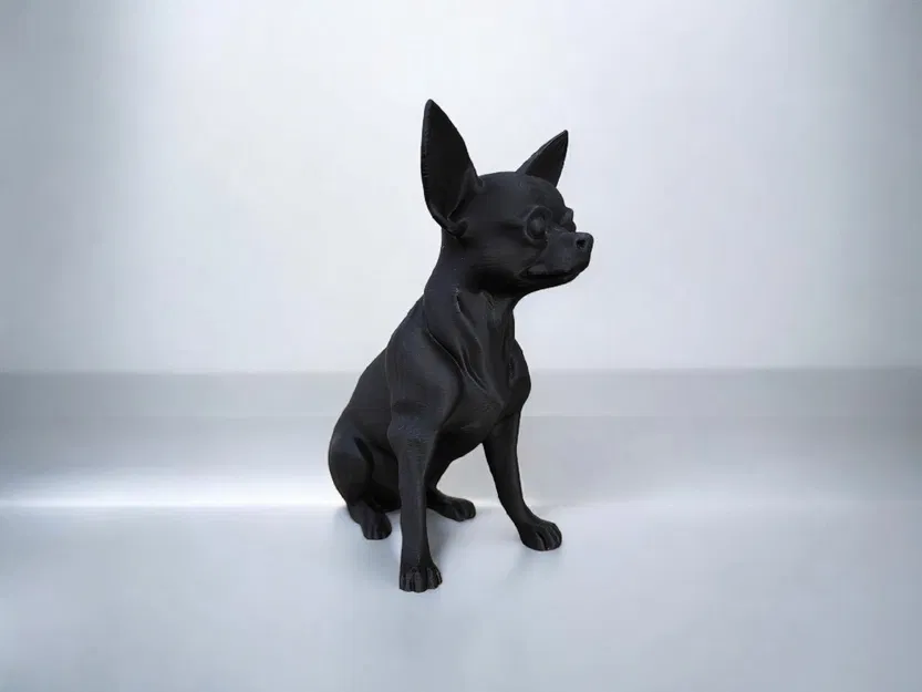 Tượng Chihuahua Tối Giản, Mô Hình Chó Chihuahua Trang Trí - Image 4