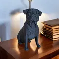 Tượng Chó Pug Tối Giản, Mô Hình Trang Trí Pug - Thumbnail 1