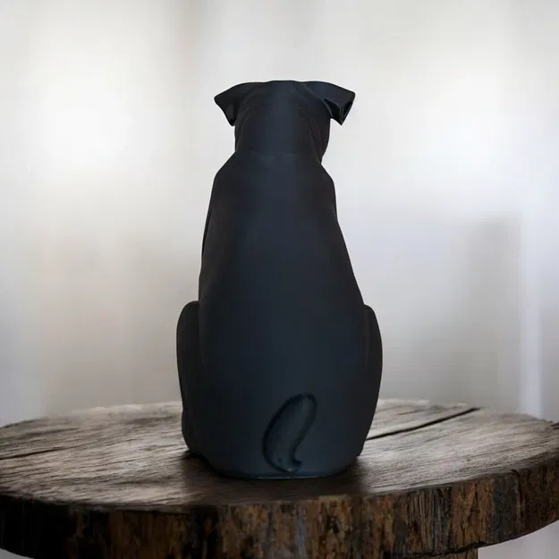 Tượng Chó Pug Tối Giản, Mô Hình Trang Trí Pug - Image 3
