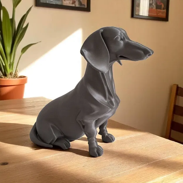 Tượng Chó Dachshund Phong Cách Tối Giản Hiện Đại - Image 1