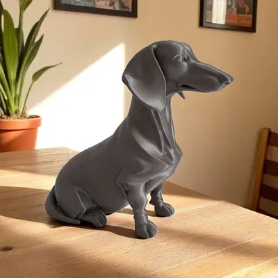 Tượng Chó Dachshund Phong Cách Tối Giản Hiện Đại