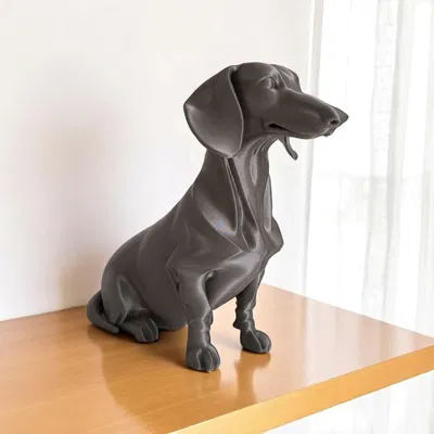 Tượng Chó Dachshund Phong Cách Tối Giản Hiện Đại