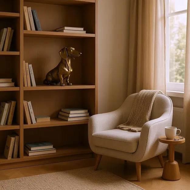 Tượng Chó Dachshund Phong Cách Tối Giản Hiện Đại - Image 5