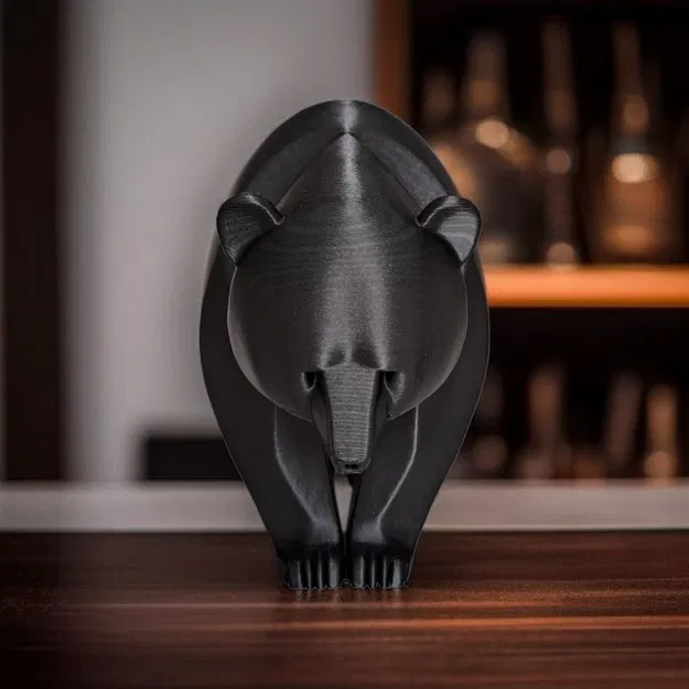 Tượng Gấu Thiết Kế Tối Giản - Image 3