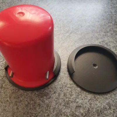 Giá treo nắp nhựa bảo vệ bình gas in 3D gọn gàng