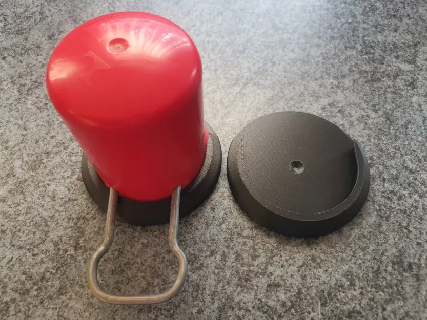 Giá treo nắp nhựa bảo vệ bình gas in 3D gọn gàng - Image 2