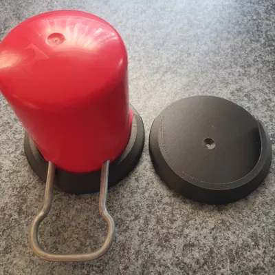 Giá treo nắp nhựa bảo vệ bình gas in 3D gọn gàng