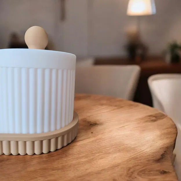 Bộ Khay và Lọ Đựng Đồ Trang Sức & Nhà Tắm Vân Sọc Hiện Đại - Image 3