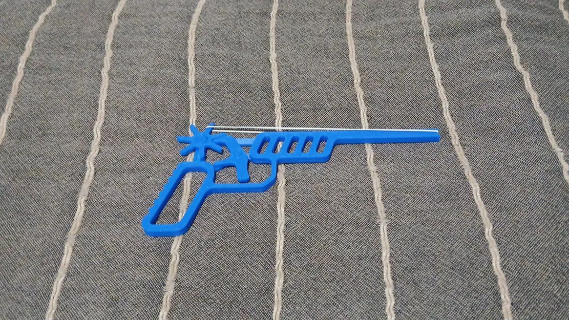 Súng bắn thun (Rubber Band Gun) - Mẫu in 3D giải trí cực hay - Image 1