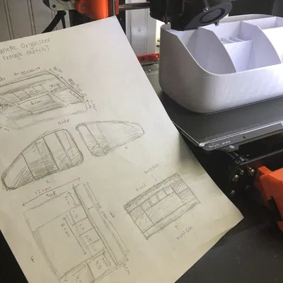 Khay Đựng Mỹ Phẩm Đa Năng In 3D – Gọn Gàng, Tinh Tế