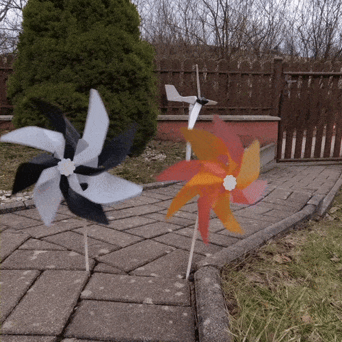 Pinwheel – Đồ chơi chong chóng nhựa in 3D - Thumbnail 1