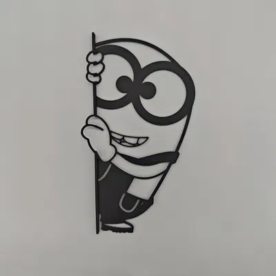 Mô hình trang trí tường Minion ngộ nghĩnh cho cửa và góc tường