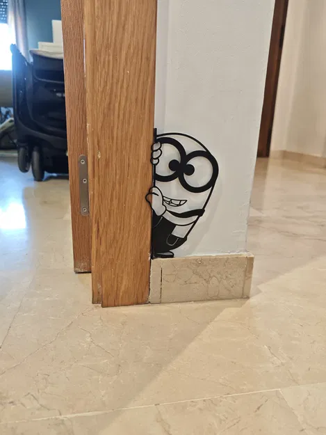 Mô hình trang trí tường Minion ngộ nghĩnh cho cửa và góc tường - Image 2