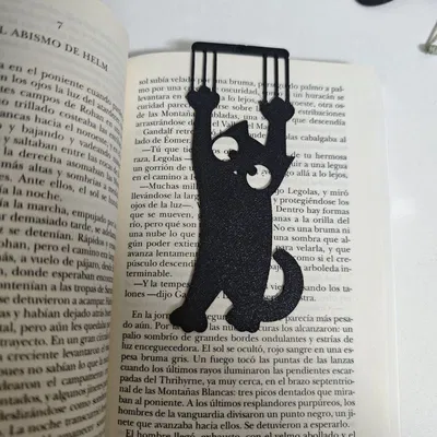 Kẹp sách hình chú mèo Cat Bookmark dễ thương in 3D