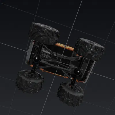 Mô hình xe tải Mini Monster Truck 3D dễ in và siêu ngầu cho bé