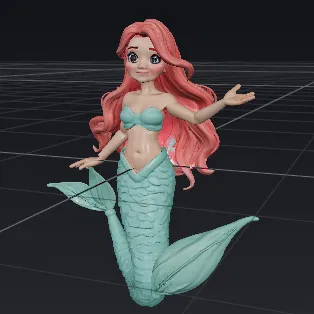 Nàng Tiên Cá Dưới Đại Dương