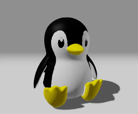 Mô hình chú chim cánh cụt (Cute Penguin) đáng yêu cho bàn làm việc - Image 1